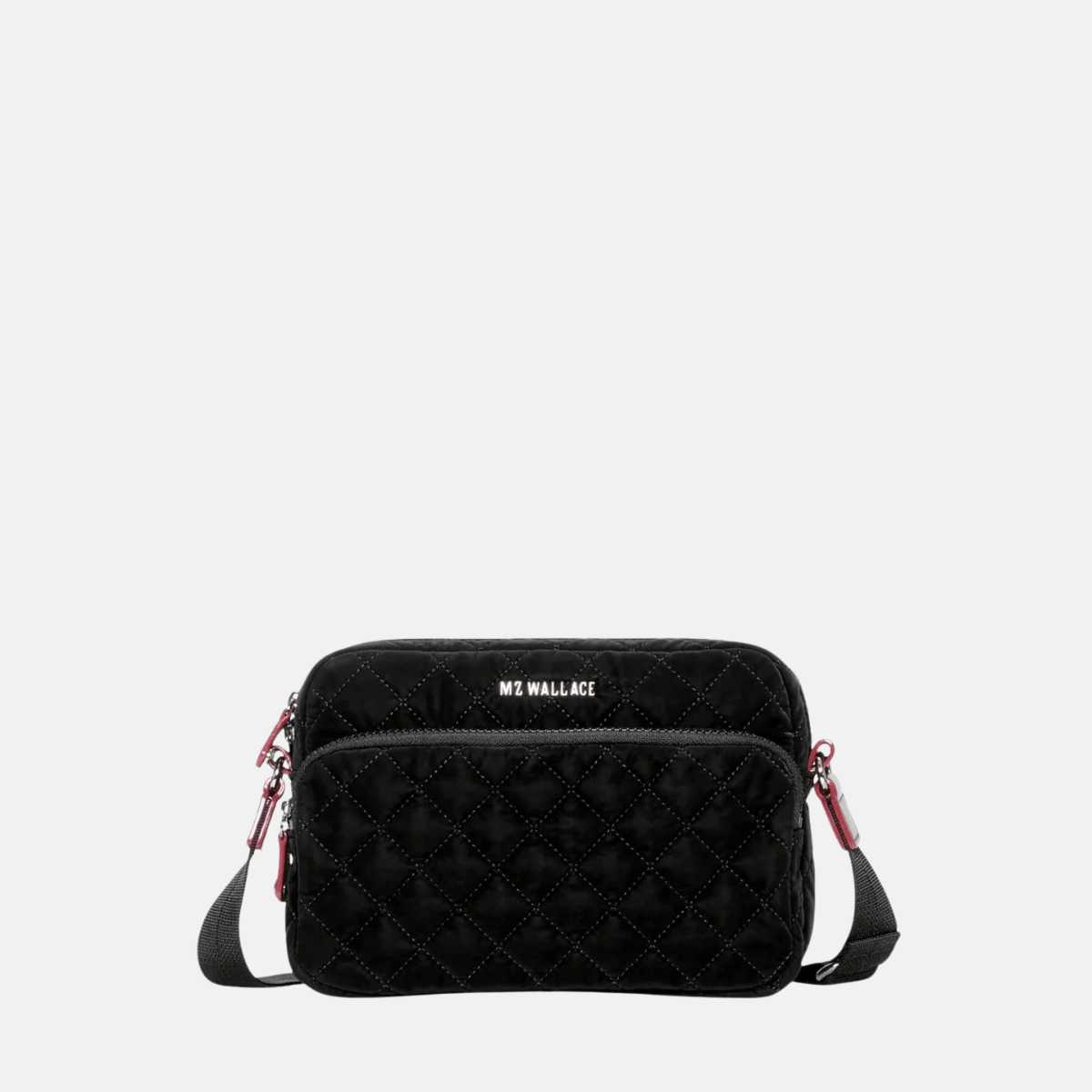 MZ Wallace Small Metro Camera Bag in Black Velvet - Big Bag NY