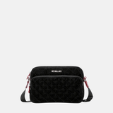MZ Wallace Small Metro Camera Bag in Black Velvet - Big Bag NY