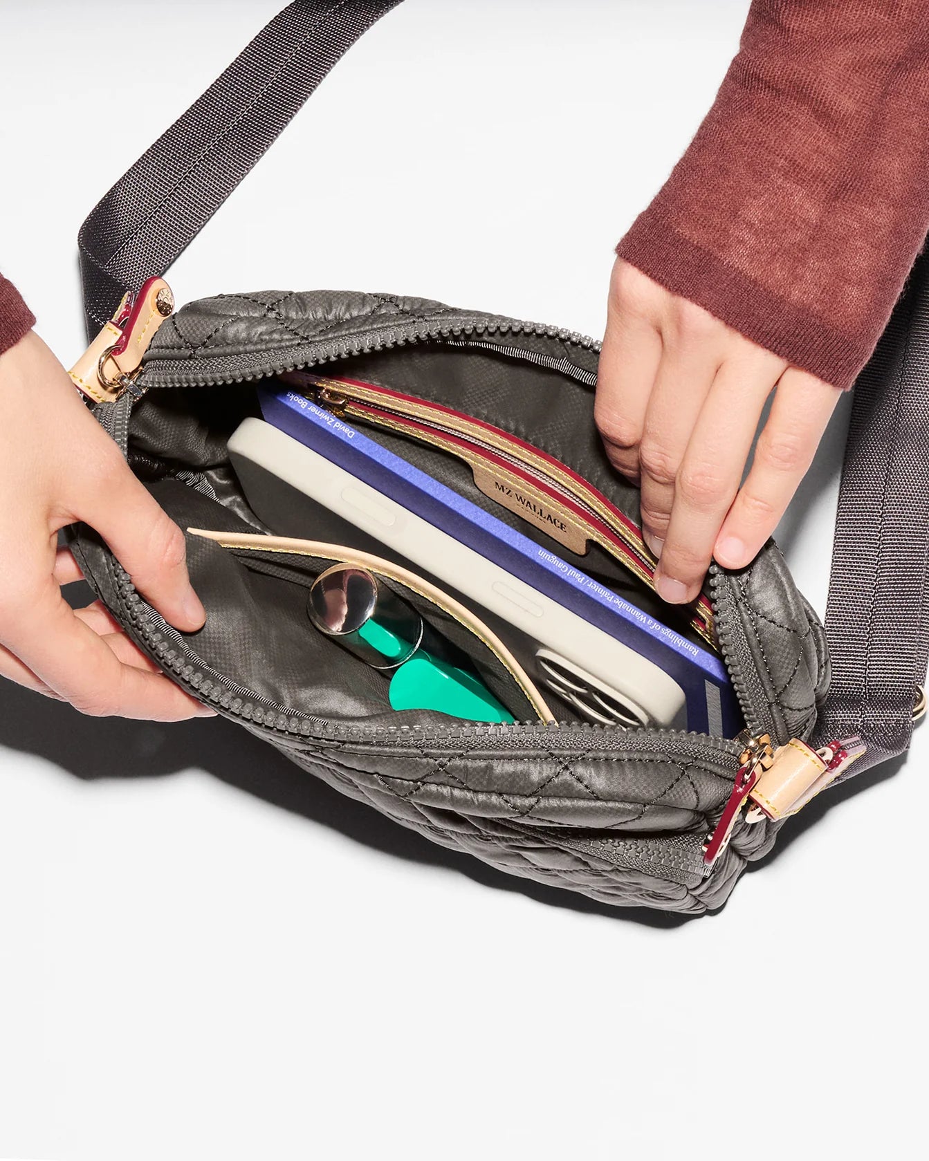 MZ Wallace Small Metro Camera Bag in Magnet - Big Bag NY