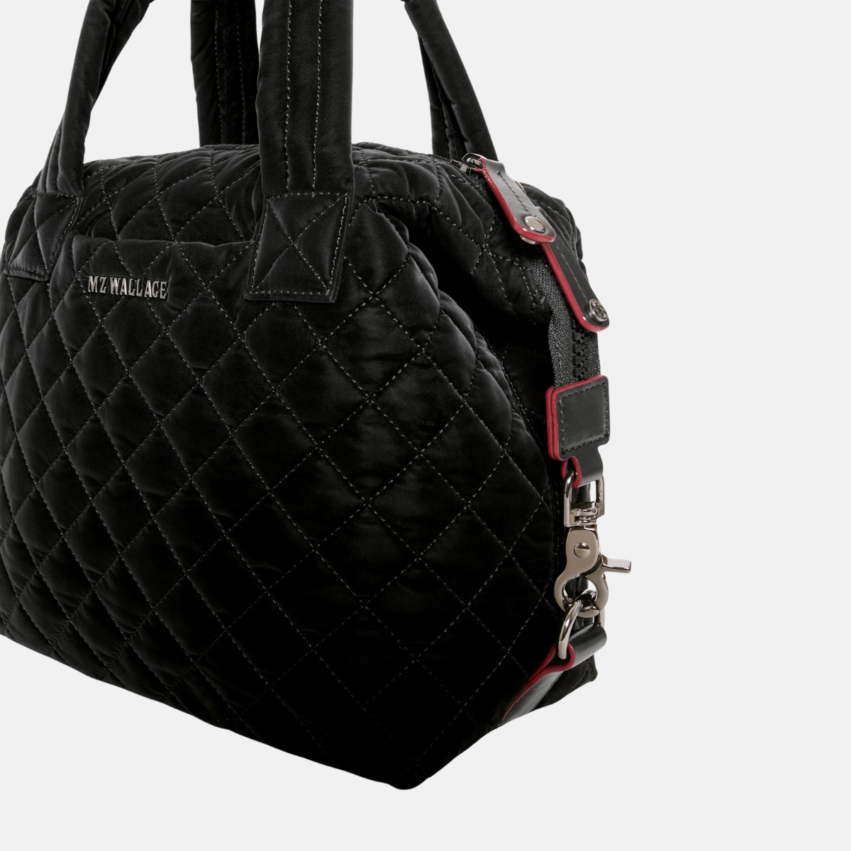 MZ Wallace Small Sutton Deluxe in Black Velvet - Big Bag NY