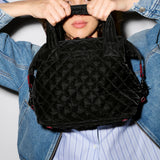 MZ Wallace Small Sutton Deluxe in Black Velvet - Big Bag NY
