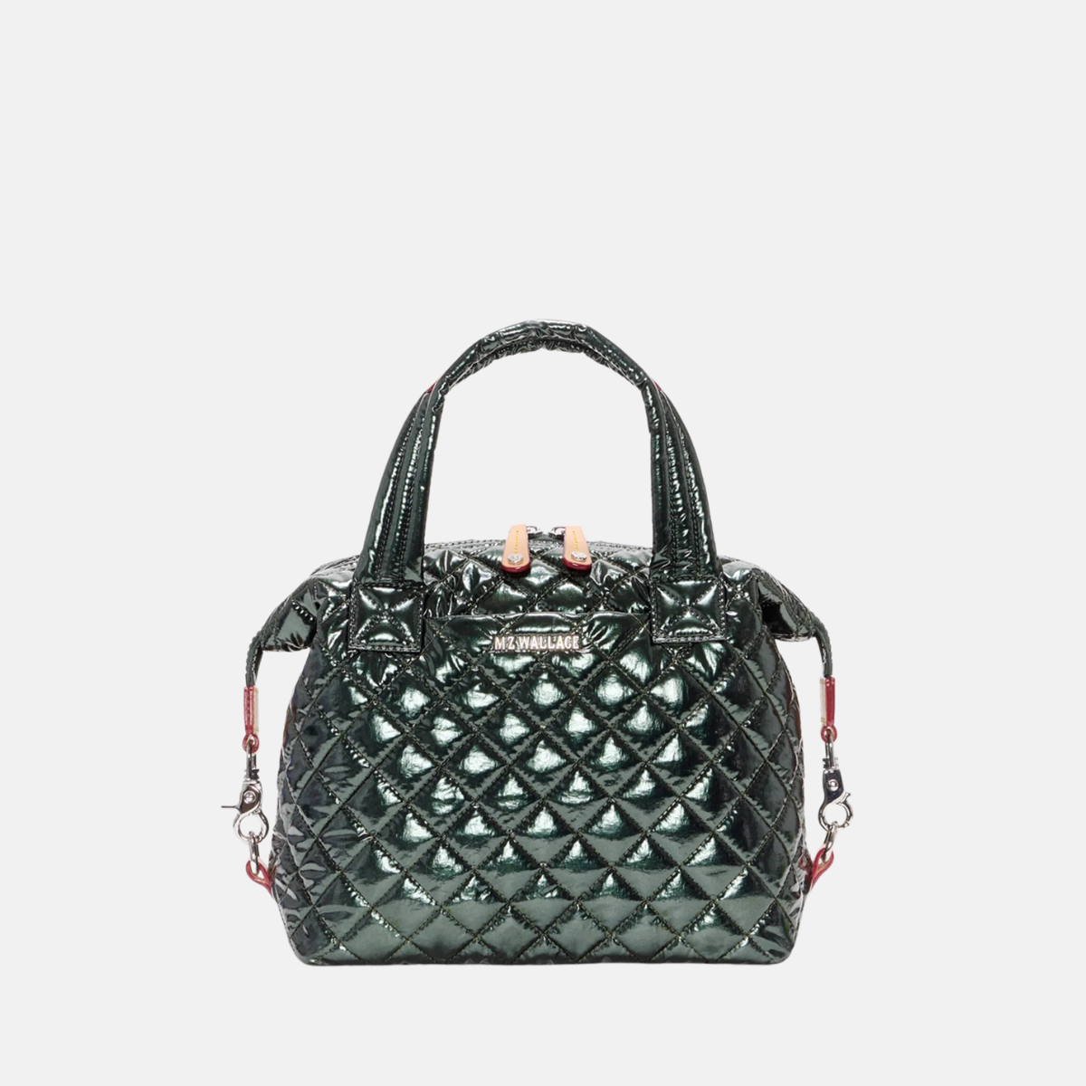 MZ Wallace Small Sutton Deluxe in Dark Green Metallic - Big Bag NY