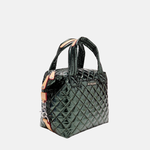 MZ Wallace Small Sutton Deluxe in Dark Green Metallic - Big Bag NY