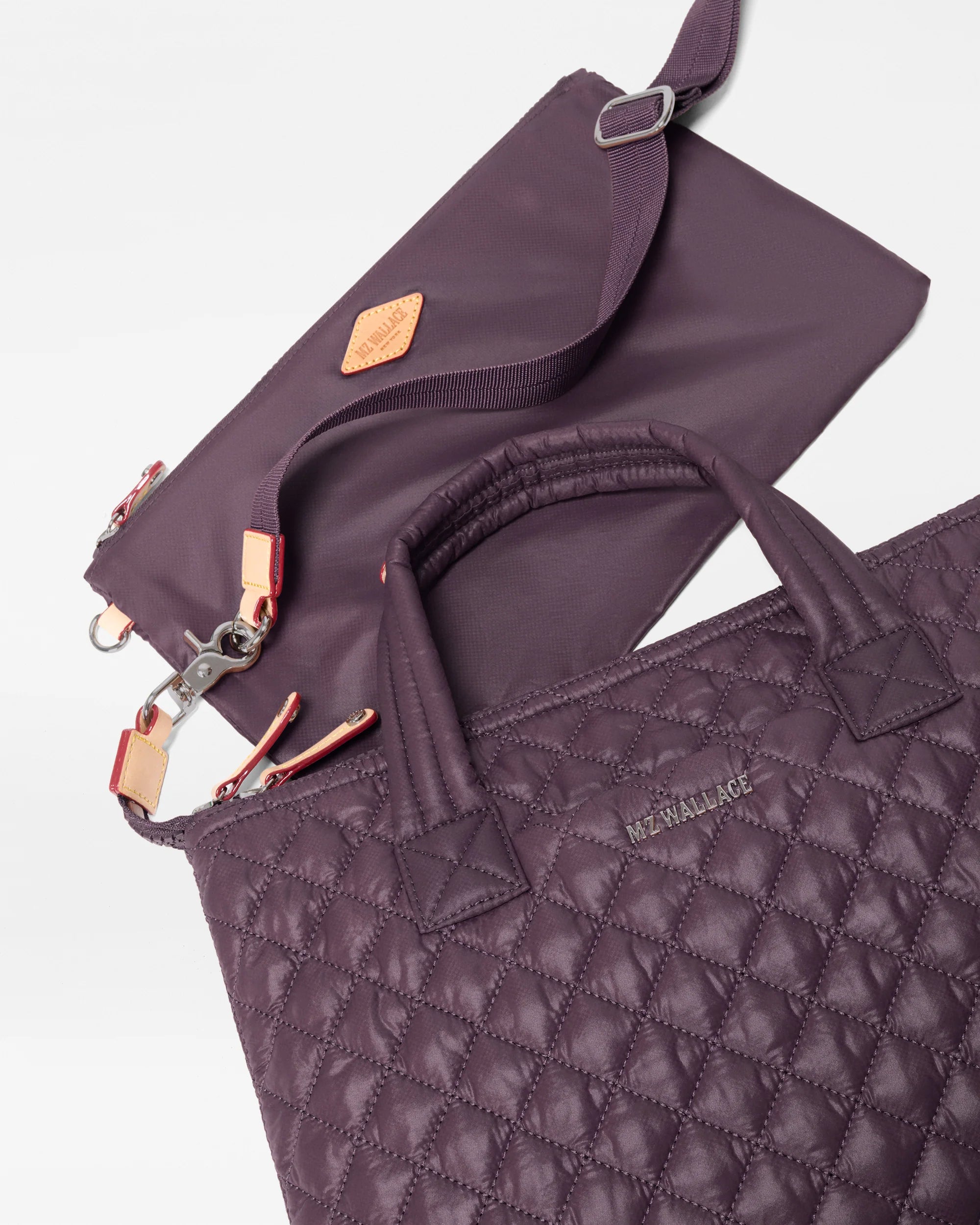 MZ Wallace Small Sutton Deluxe in Raisin - Big Bag NY