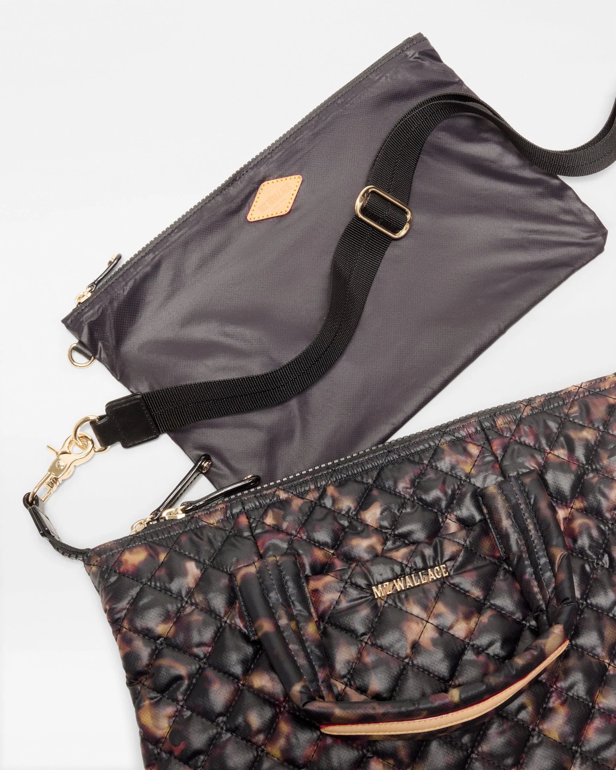 MZ Wallace Small Sutton Deluxe in Tortoise - Big Bag NY