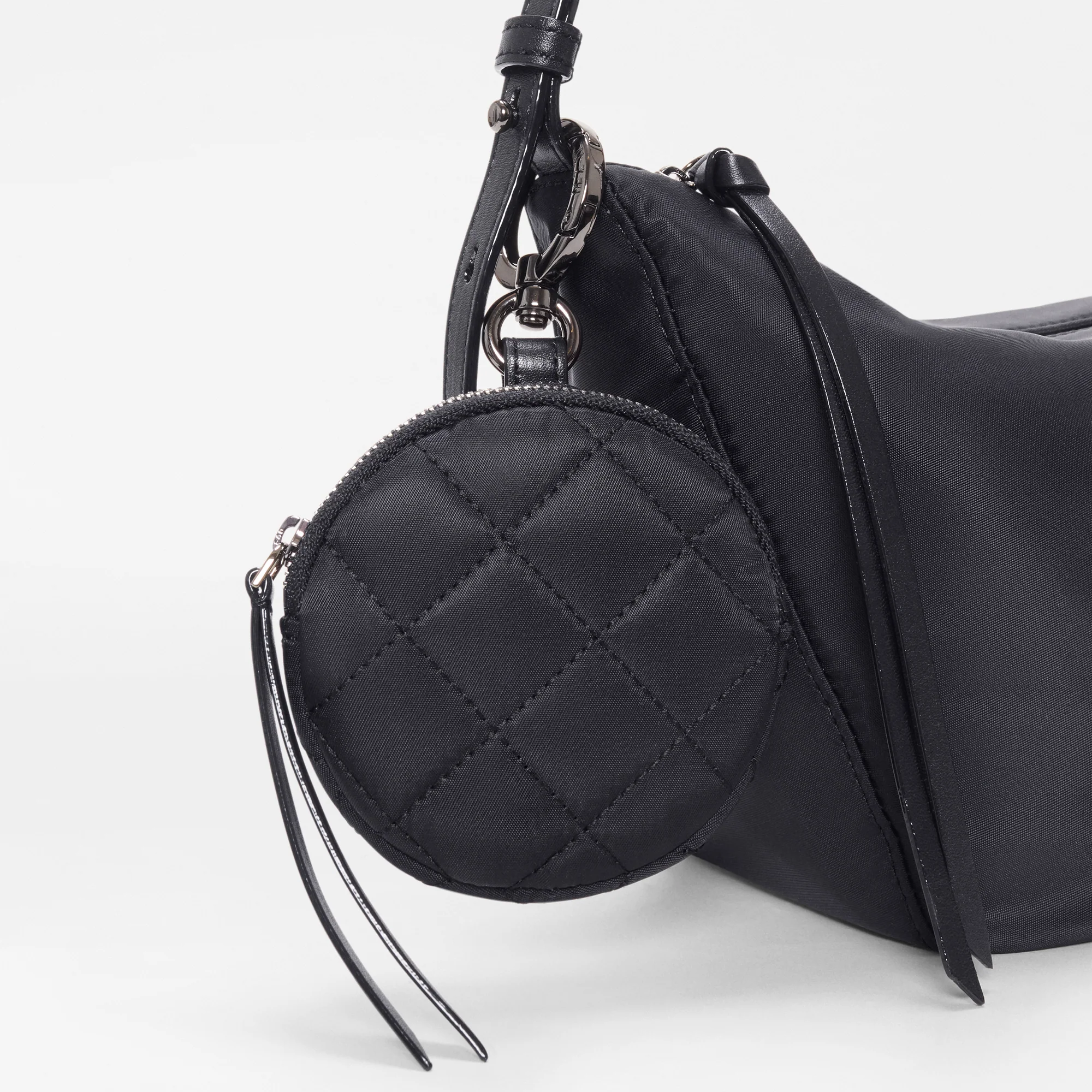 MZ Wallace Small Waverly Hobo Black- Big Bag NY