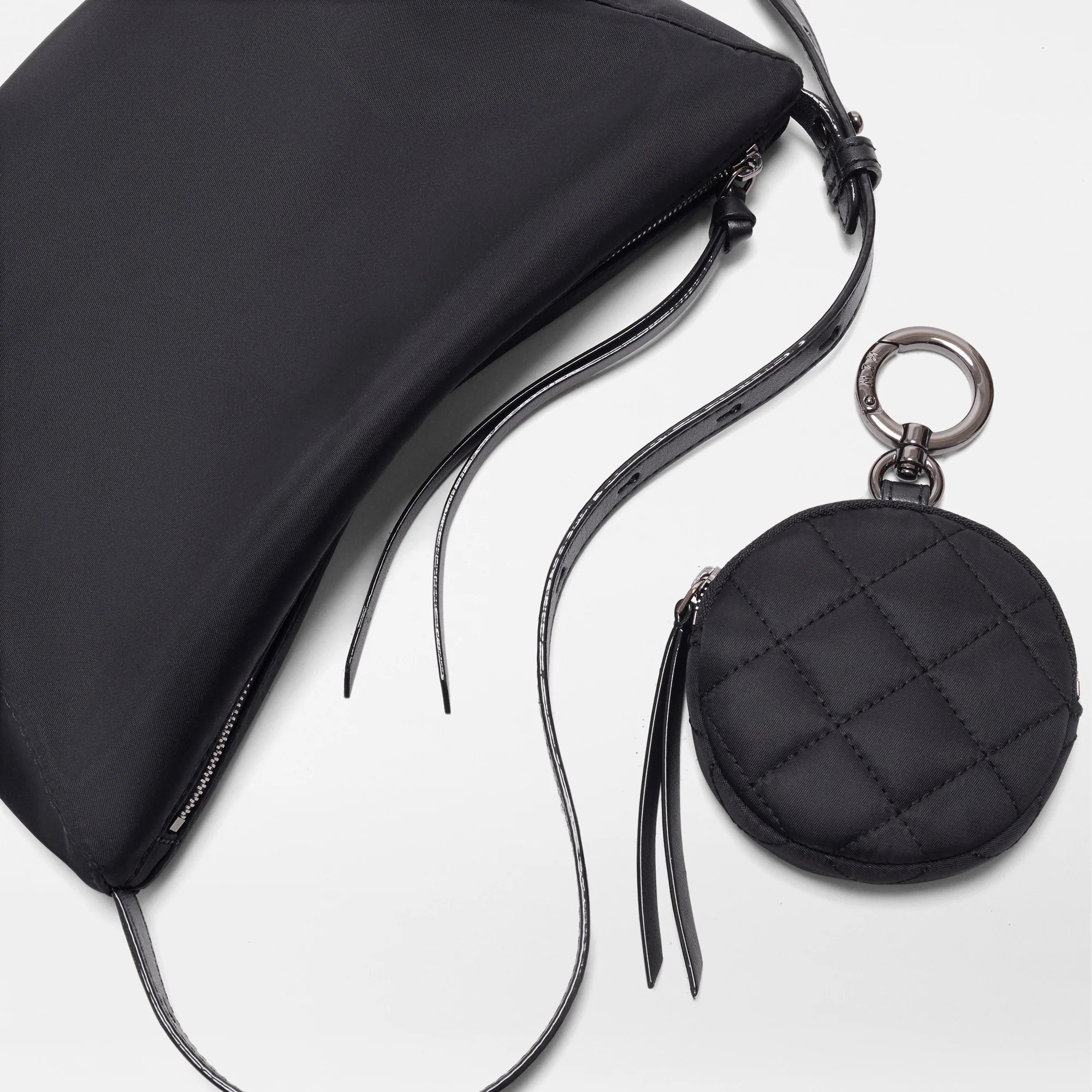 MZ Wallace Small Waverly Hobo Black- Big Bag NY