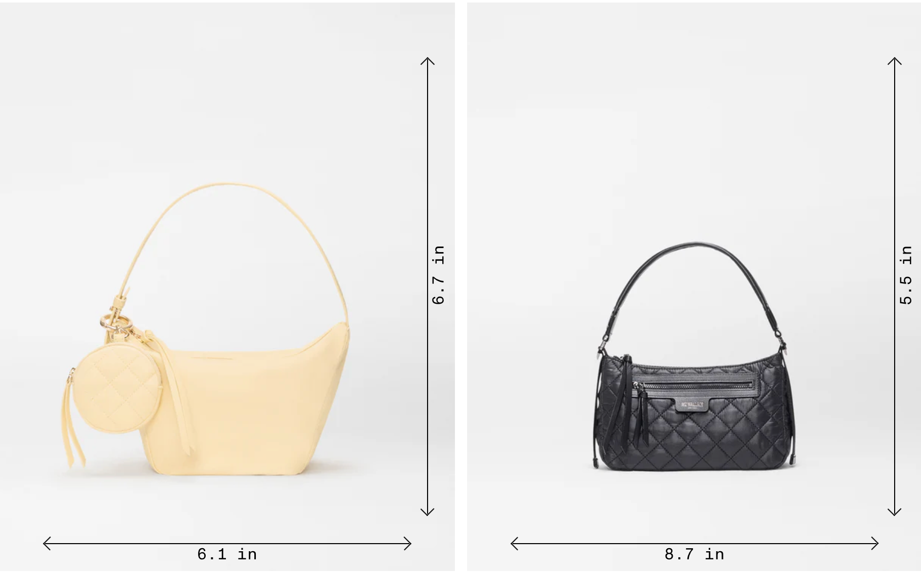 MZ Wallace Small Waverly Hobo Chamomile - Big Bag NY