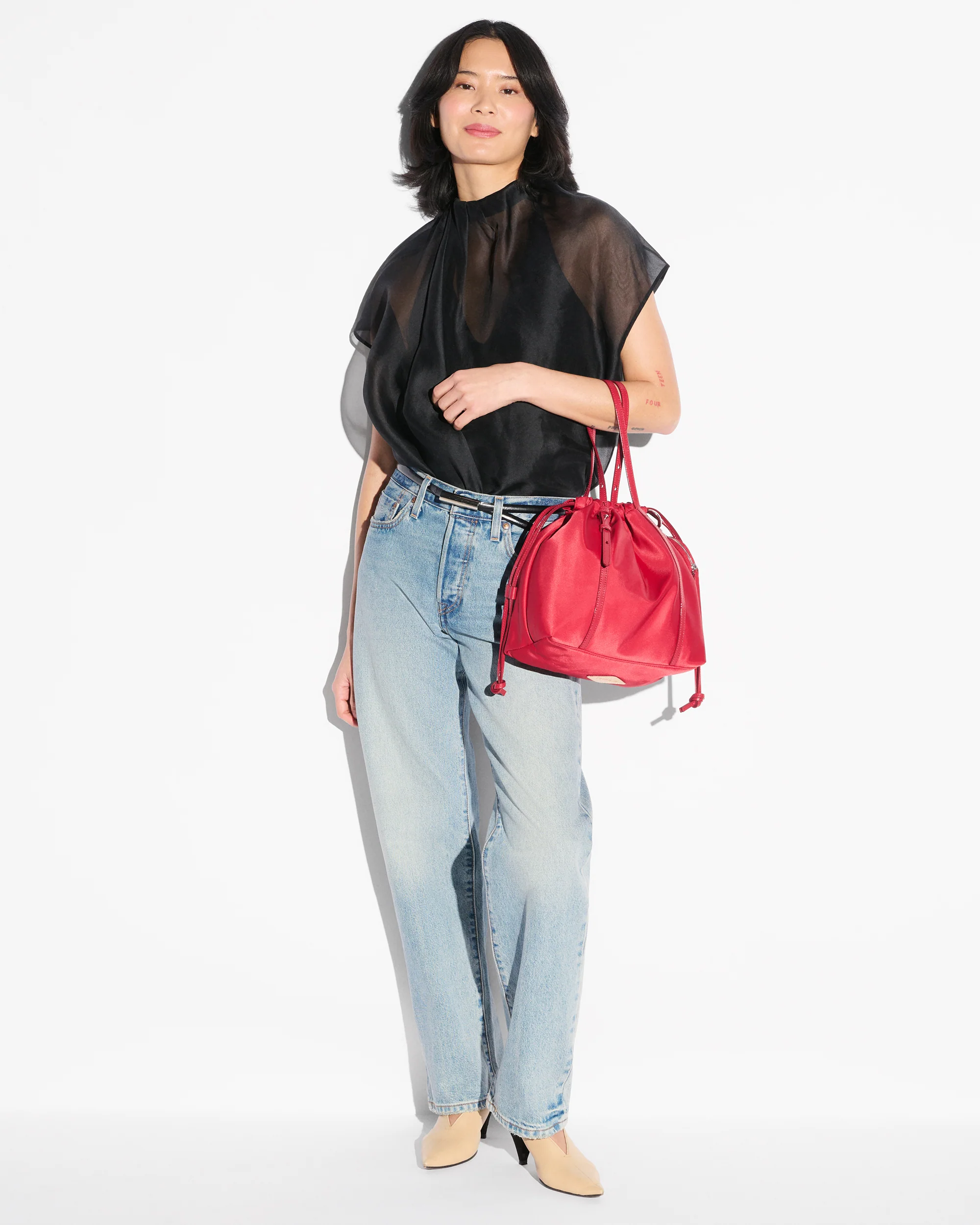 MZ Wallace Small Waverly Tote  Apple - Big Bag NY