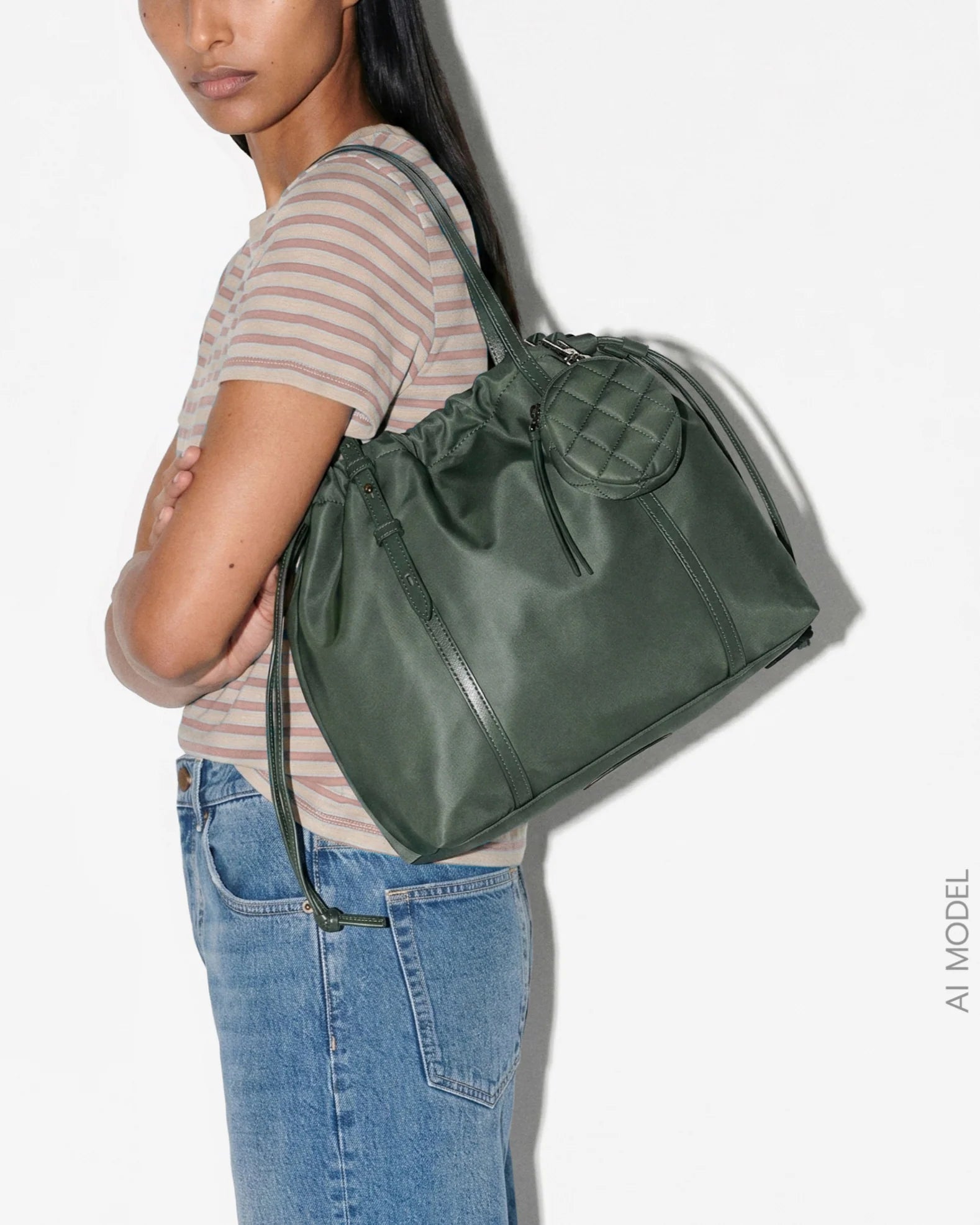 MZ Wallace Small Waverly Tote In Juniper - Big Bag NY