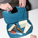 MZ Wallace Zip Round Organizer in Atlantic Blue - Big Bag NY