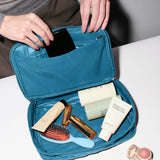 MZ Wallace Zip Round Organizer in Atlantic Blue - Big Bag NY
