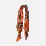 Ma Poesie Multicolor Grid Scarf - Big Bag NY