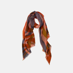 Ma Poesie Multicolor Grid Scarf - Big Bag NY