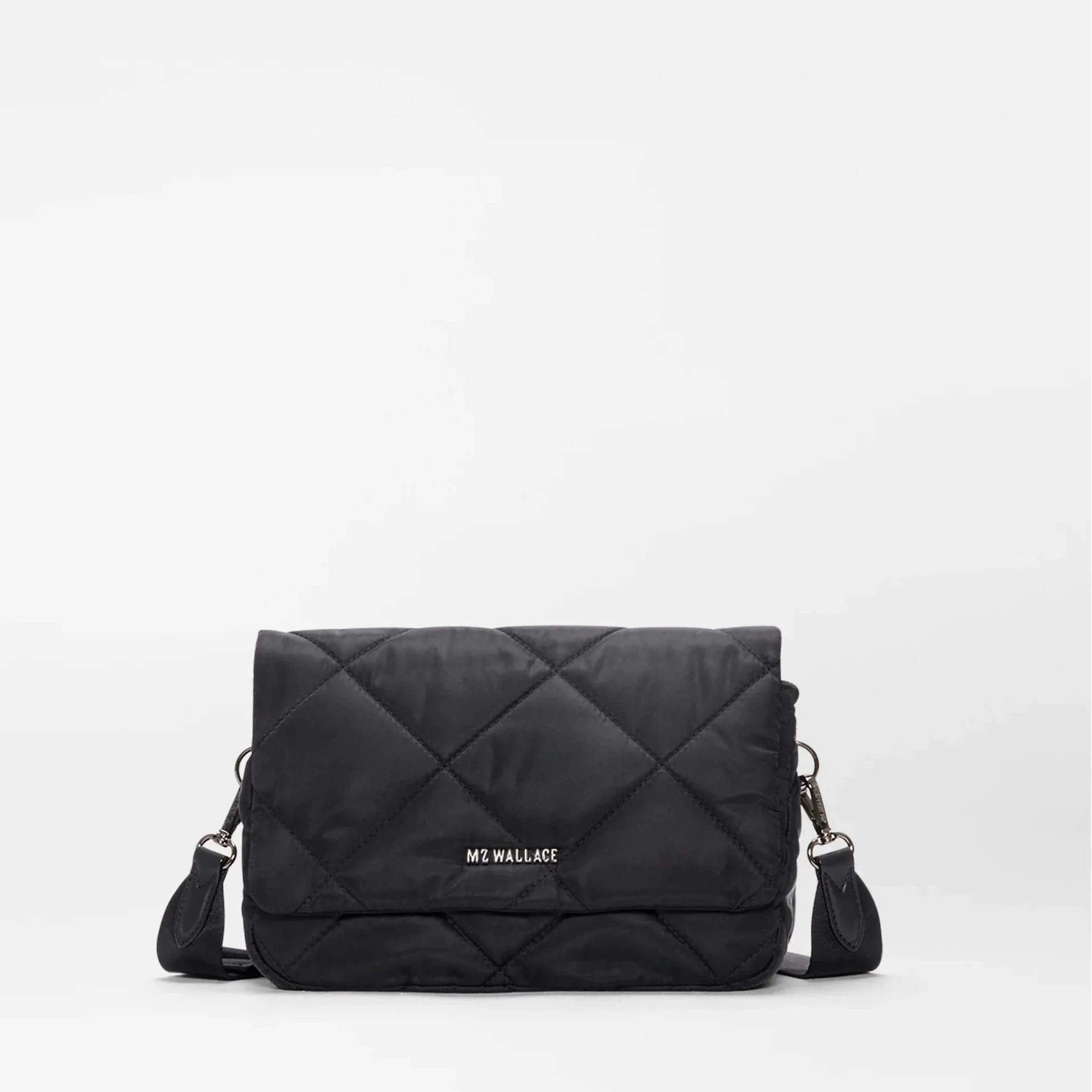 Madison Flap Crossbody in Black - Big Bag NY