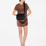 Madison Flap Crossbody in Black - Big Bag NY