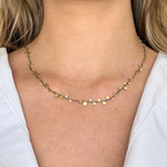 Manjusha Gold Rhodium Dot Necklace - Big Bag NY