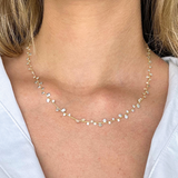 Manjusha Silver Dots on Gold Necklace - Big Bag NY