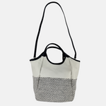 Marco Masi Contrast Flap Pocket Raffia Tote - Big bag NY