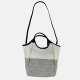 Marco Masi Contrast Flap Pocket Raffia Tote - Big bag NY