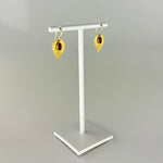 Margaret Solow Large Hummingbird Garnet 18K Drops - Big Bag NY