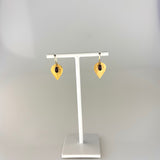 Margaret Solow Large Hummingbird Garnet 18K Drops - Big Bag NY