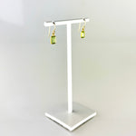 Margaret Solow Peridot Baguette Earrings - Big Bag NY