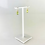 Margaret Solow Peridot Baguette Earrings - Big Bag NY