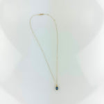 Margaret Solow Sapphire Pendant - Big Bag NY