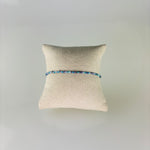 Margaret Solow Silver Multi-Gemstone blue clasp bracelet - Big Bag NY