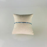Margaret Solow Silver Multi-Gemstone blue clasp bracelet - Big Bag NY