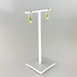 Margaret Solow Small Hummingbird Turquoise 18K Drops - Big Bag NY
