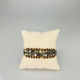 Martell Beaded Larimar Cubes Bracelet - Big Bag NY