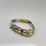 Martell Beaded Larimar Cubes Bracelet - Big Bag NY