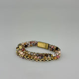 Martell Beaded Pink Opal Bracelet - Big Bag NY