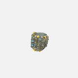 Martell Labradorite and Gold Vermeil Ring - Big Bag NY