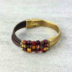 Martell Mookaite Skinny Leather Cuff - Big Bag NY