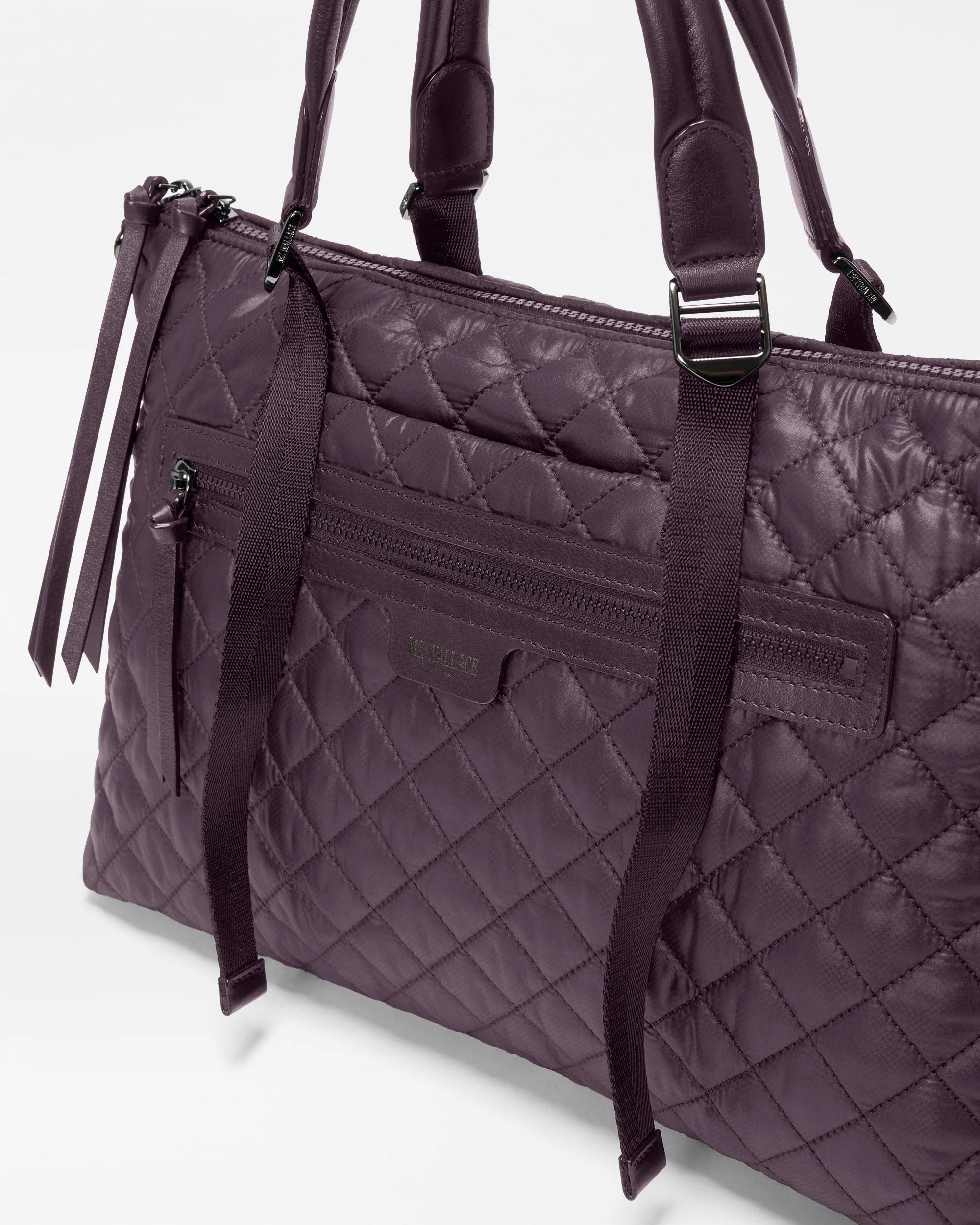 Medium Park Satchel in Raisin - Big Bag NY