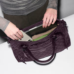 Medium Park Satchel in Raisin - Big Bag NY 