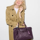 Medium Park Satchel in Raisin - Big Bag NY