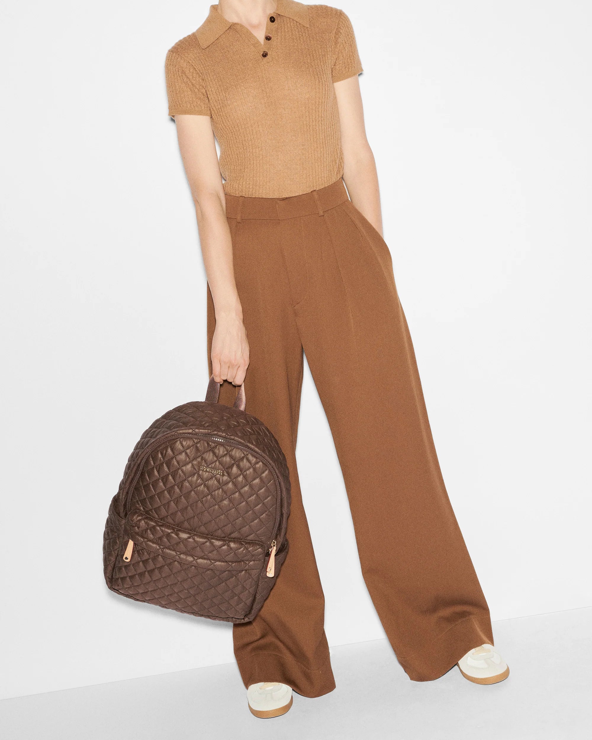 Metro Backpack Deluxe in Walnut - Big Bag NY