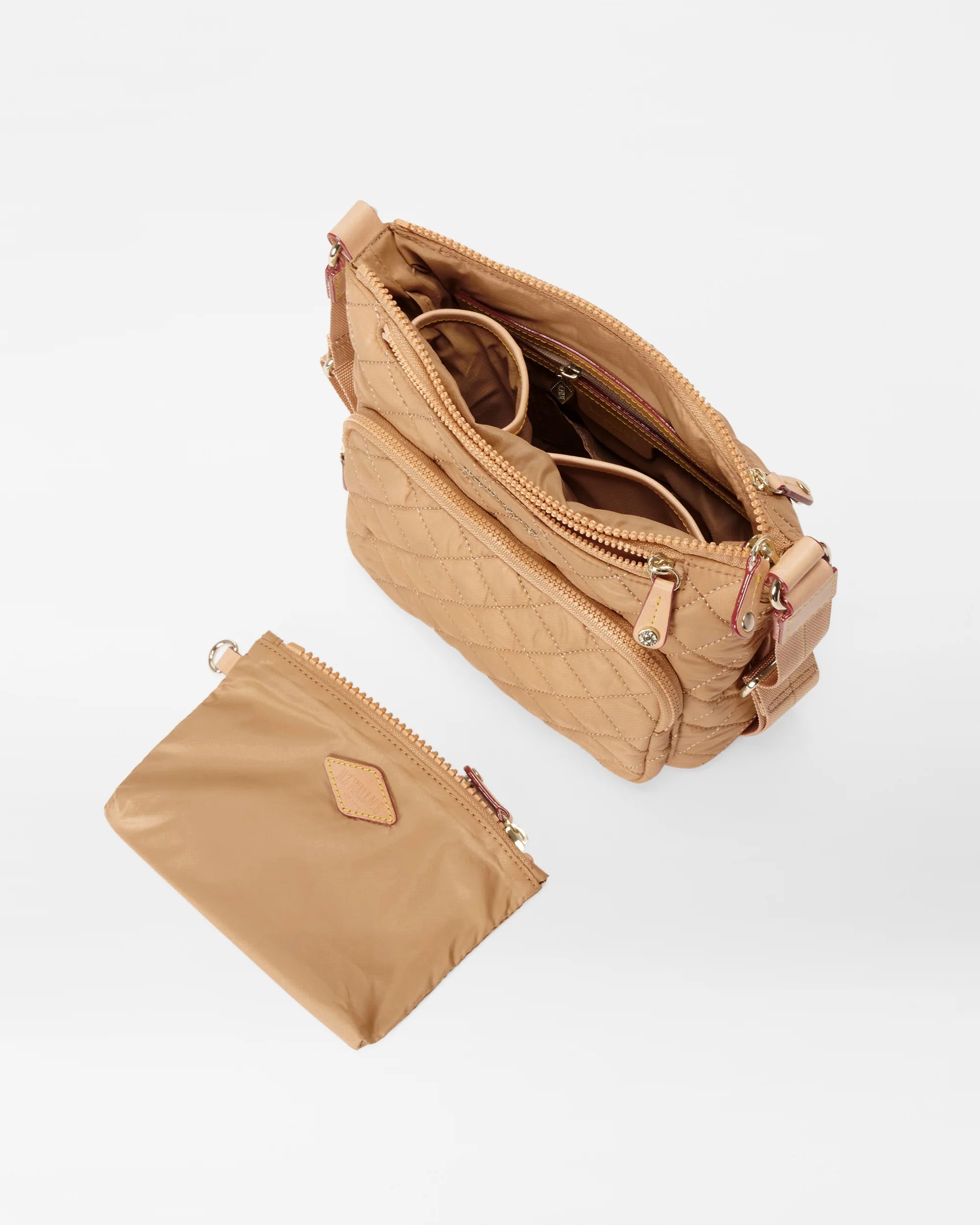 Metro Scout Crossbody Deluxe in Caramel - Big Bag NY