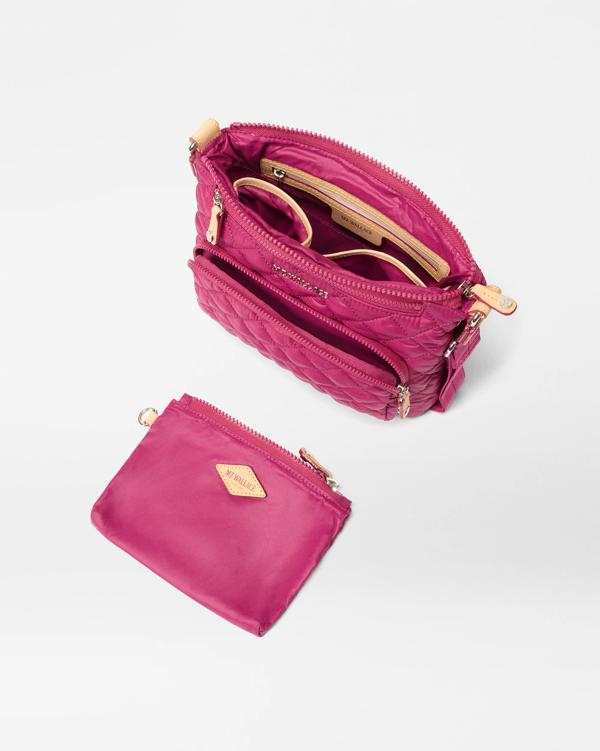 Metro Scout Deluxe Crossbody in Raspberry - Big Bag NY