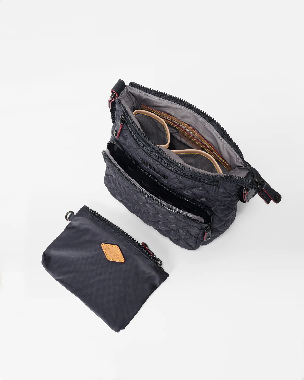 Metro Scout Deluxe Crossbody in Black Oxford - Big Bag NY
