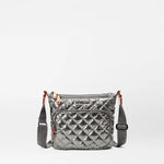 Metro Scout Deluxe Crossbody in Pewter Metallic- Big Bag NY