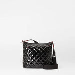 Metro Scout Deluxe Crossbody in Black Lacquer - Big Bag NY