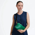 Jack Gomme Mini Linen Shoulder and Crossbody Bag in Gazon - Big Bag 