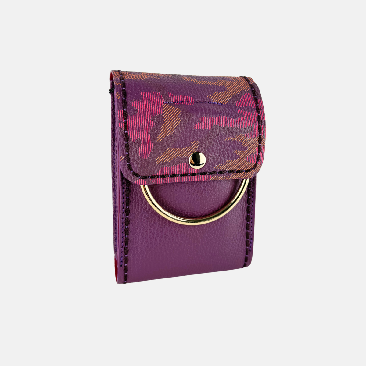 Mini Patent Phone Holder Purple - Big Bag NY