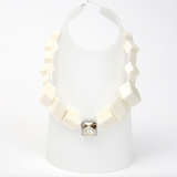 Miravidi BANKIZZ Ivory Necklace  Golden Shadow - Big Bag NY