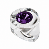 Miravidi BAY Pop Ring Transparent Purple - Big Bag NY